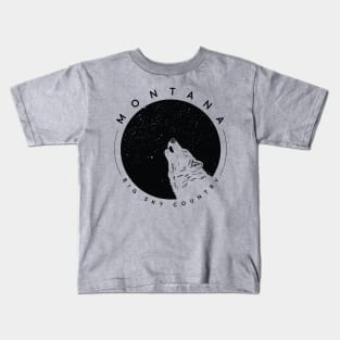 Montana Wolf Kids T-Shirt